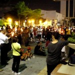 The PJ vigils go on regardless...