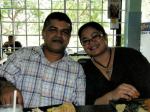 Banana-leaf lunch with cartoonist extraordinaire Zunar and blogger Fazlina