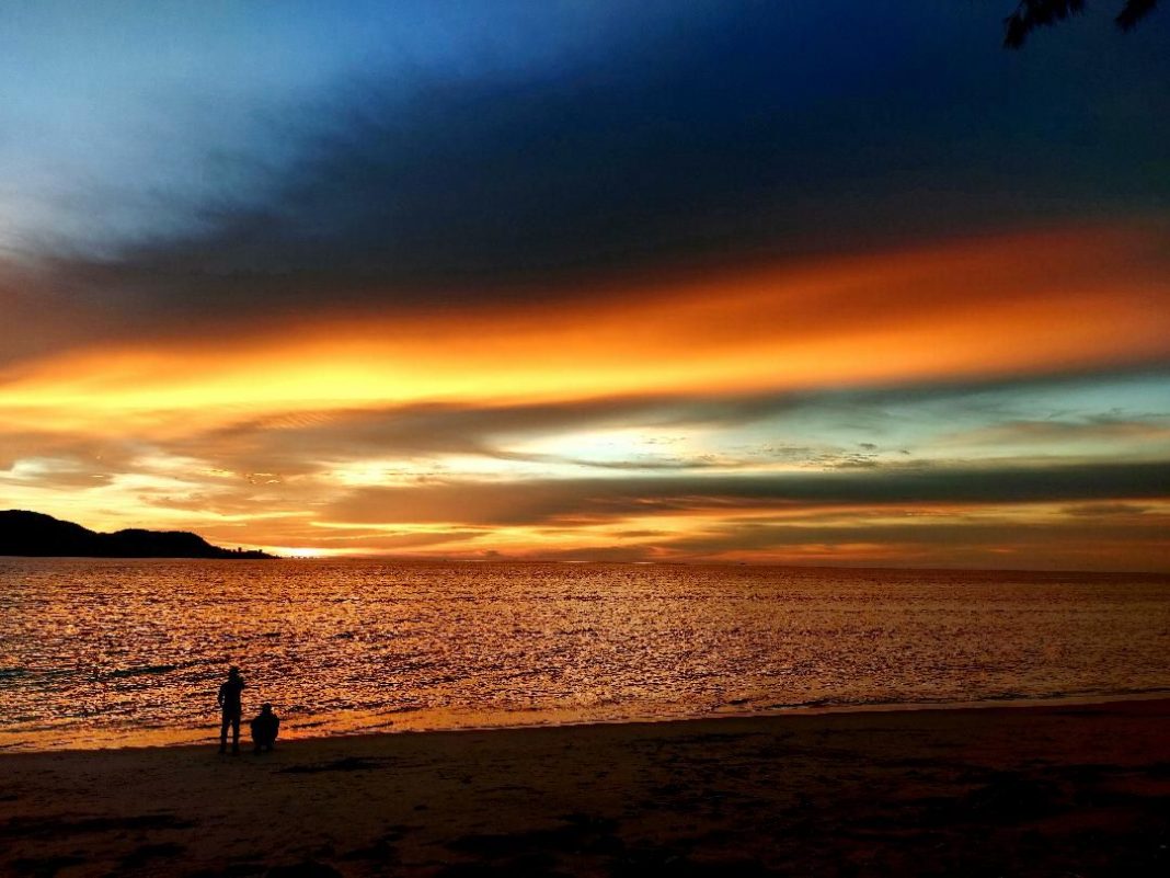 Sunset at Teluk Air Tawar - Anil Netto 2021